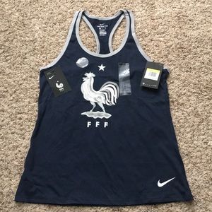 Nike Dri Fit French National soccer Tank Top
